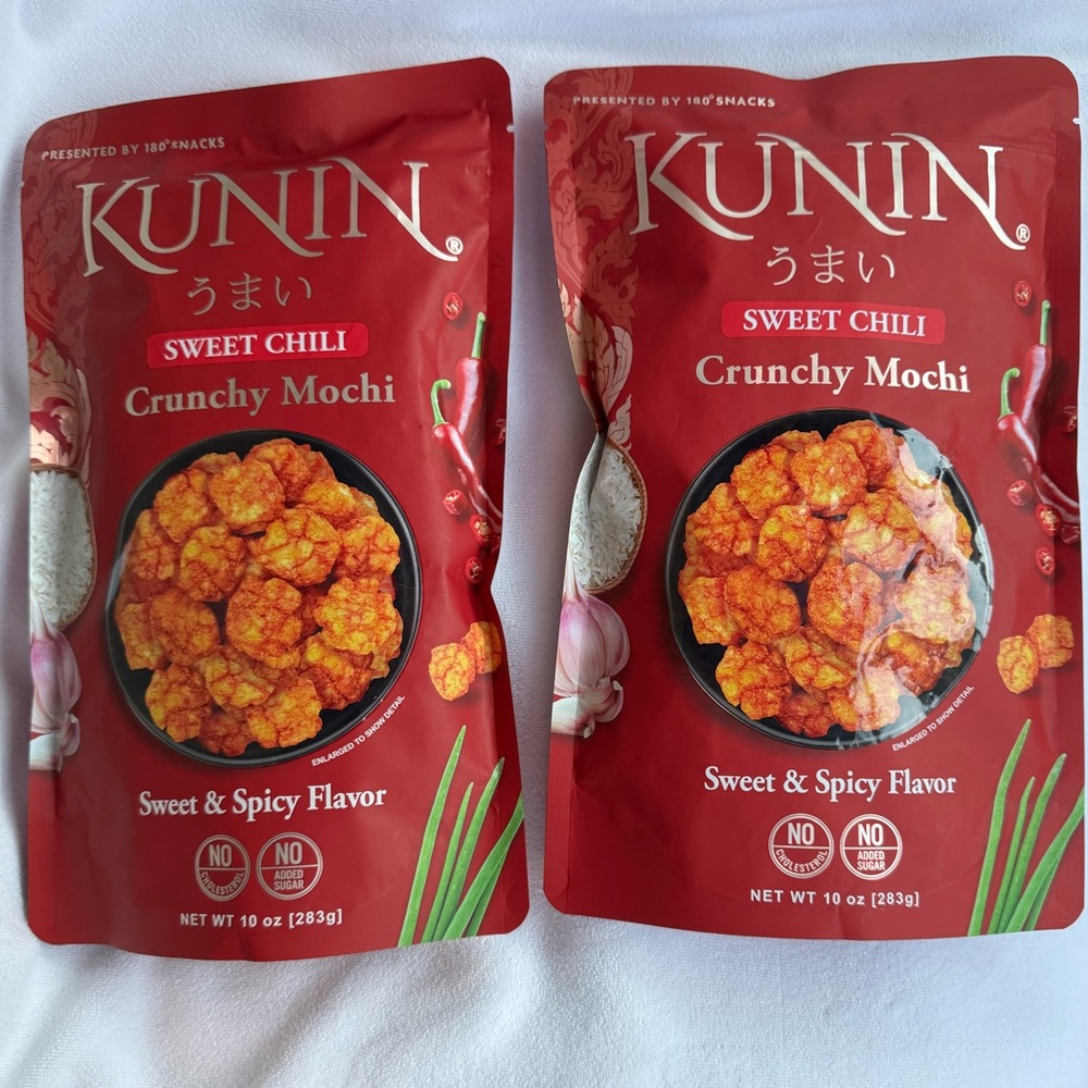 2 Bags - KUNIN Sweet Chili Crunchy Mochi
Sweet & Spicy Flavor
*New & Sealed*